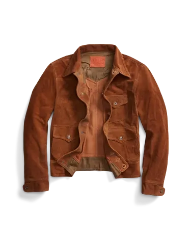 Roughout online suede jacket