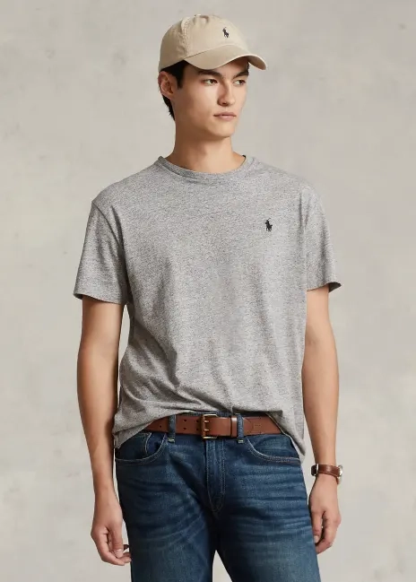 Ralph Lauren Custom Slim Fit Jersey Crewneck T-Shirt