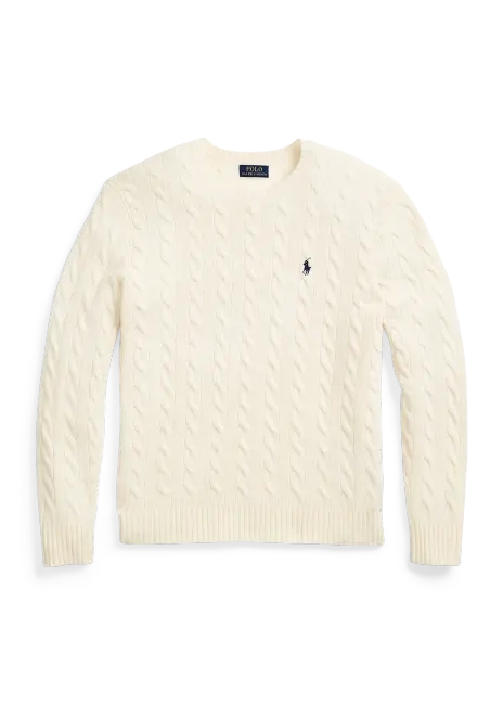 Cable Knit Wool Cashmere Sweater Ralph Lauren® HK