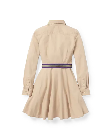 Belted Cotton Chino Shirtdress | Ralph Lauren® HK