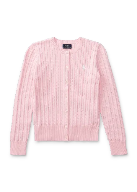 Ralph Lauren Mini-Cable Cotton Cardigan