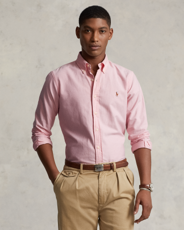 Ralph lauren pink oxford 2025