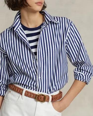 Lauren ralph lauren striped cotton shirt Clearance