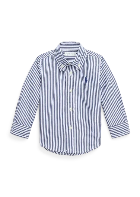 Ralph Lauren Striped Cotton Poplin Shirt