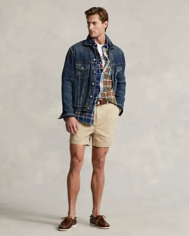 5 Inch Cormac Relaxed Fit Pleated Short Ralph Lauren HK