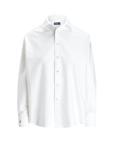 Relaxed Fit Oxford Shirt in White Ralph Lauren HK
