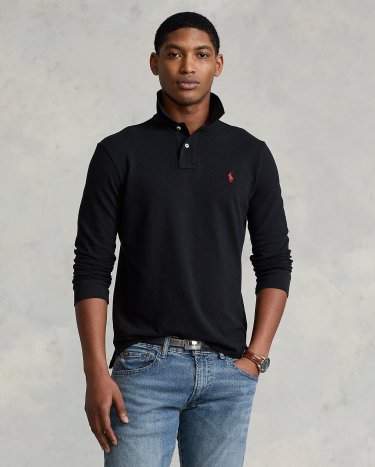 Ralph lauren mesh slim fit polo best sale