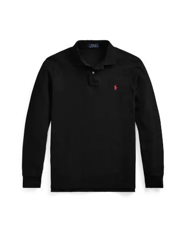Custom Slim Fit Mesh Polo Shirt | Ralph Lauren® HK