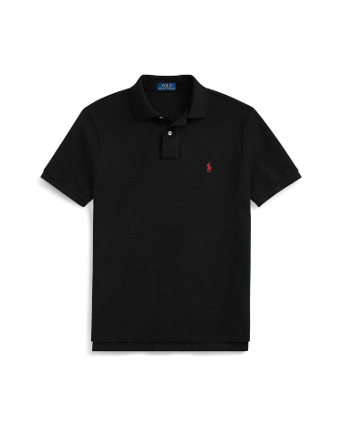 The Iconic Mesh Polo Shirt in Black Ralph Lauren HK