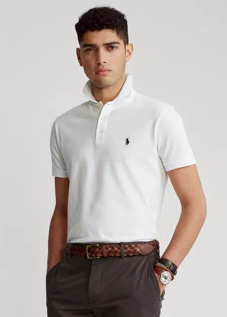 Ralph Lauren Custom Slim Fit Stretch Mesh Polo Shirt