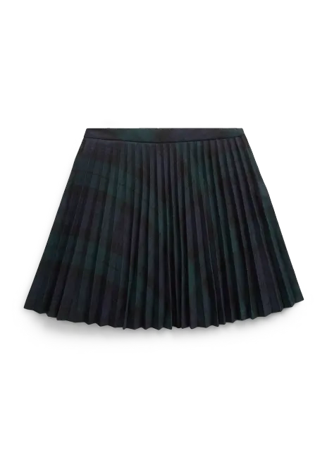 Ralph Lauren Tartan Plaid Pleated Skirt
