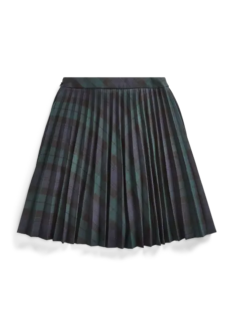 Ralph Lauren Tartan Pleated Twill Skirt