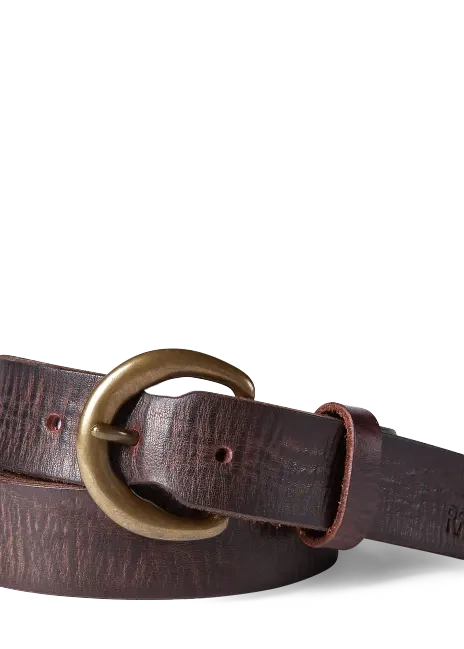 Ralph Lauren Tumbled Leather Belt