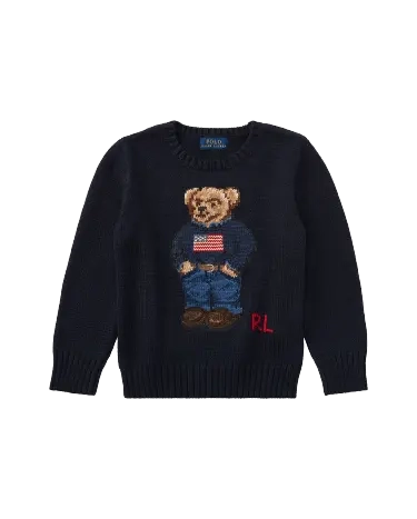 Polo Bear Cotton Sweater | Ralph Lauren® HK