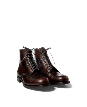 Leather Boot in Brown Ralph Lauren HK