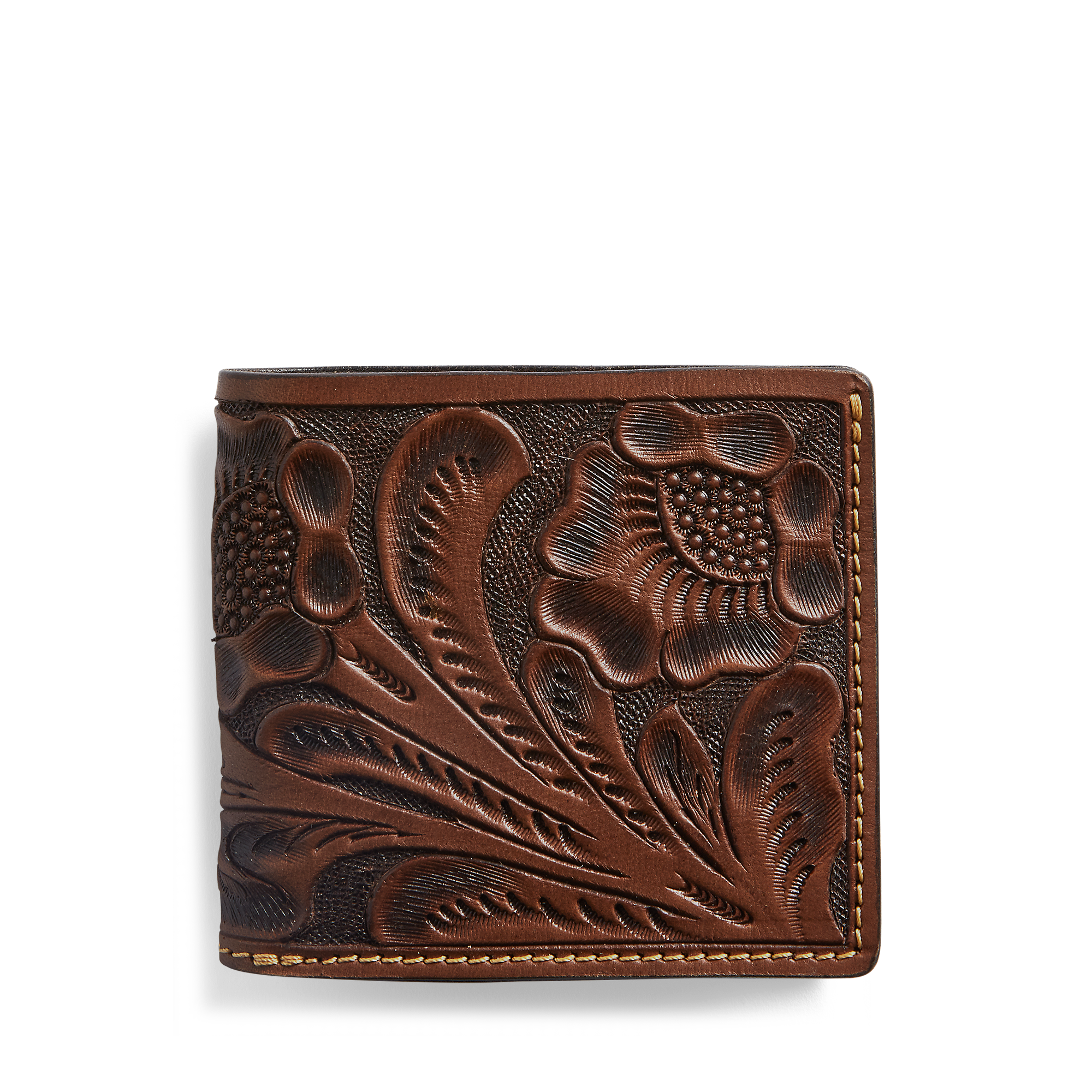 Hand-Tooled Leather Billfold | Ralph Lauren® HK