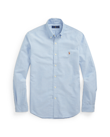Ralph lauren light blue oxford shirt shop