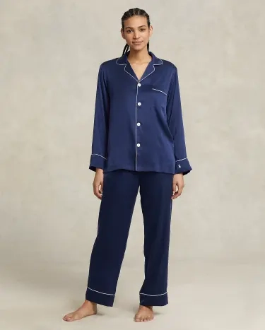 Ladies Woven Pajama Set Ralph Lauren HK