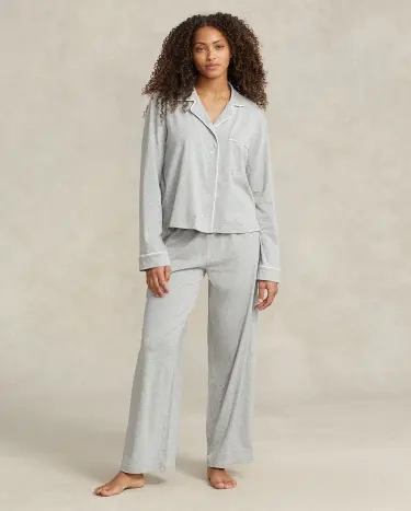 Ladies Knit Pajama Set