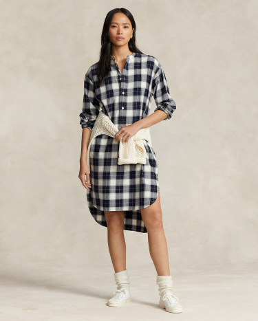 Lauren ralph lauren twill shirtdress new arrivals