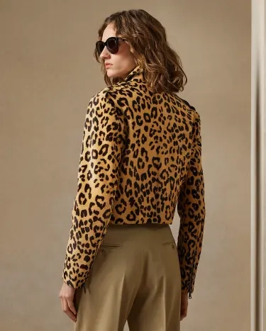 Ralph lauren outlet leopard jacket
