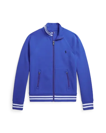 Ralph lauren double knit track jacket outlet