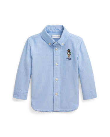 Polo bear cotton oxford shirt cheap