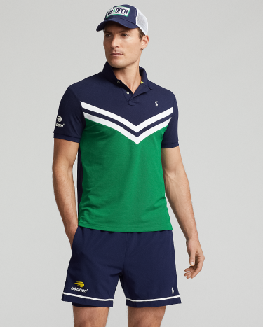 Custom slim performance polo hot sale