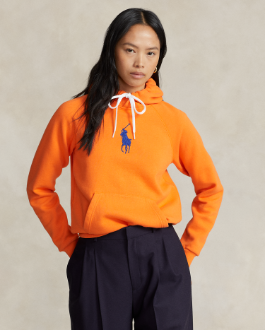 Shrunken fit big pony hoodie sale