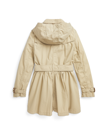 Ralph lauren hooded trench coat discount