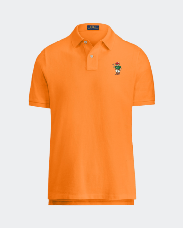 Men s Polo Shirt in Orange Ralph Lauren HK