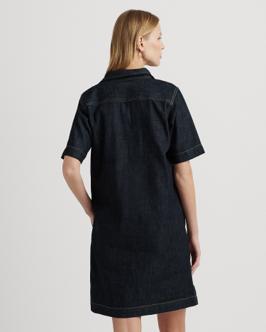 Ralph lauren denim shift dress new arrivals