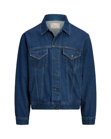 Vintage ralph lauren denim jacket top
