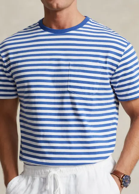 Ralph Lauren Classic Fit Striped Jersey T-Shirt
