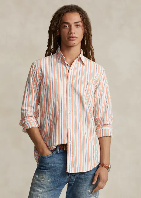 Ralph Lauren Classic Fit Striped Oxford Shirt