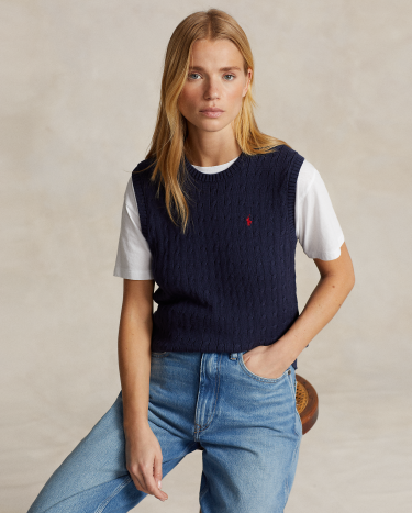 Ralph lauren cotton vest shop