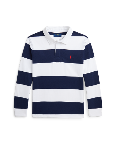 The Iconic Rugby Shirt in Blue Ralph Lauren HK