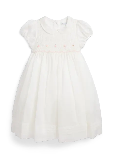 Ralph Lauren Embroidered Cotton-Blend Dress