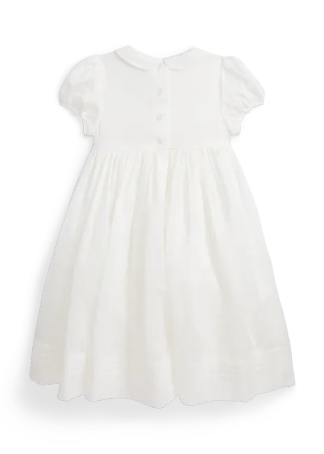 Ralph Lauren Embroidered Cotton-Blend Dress