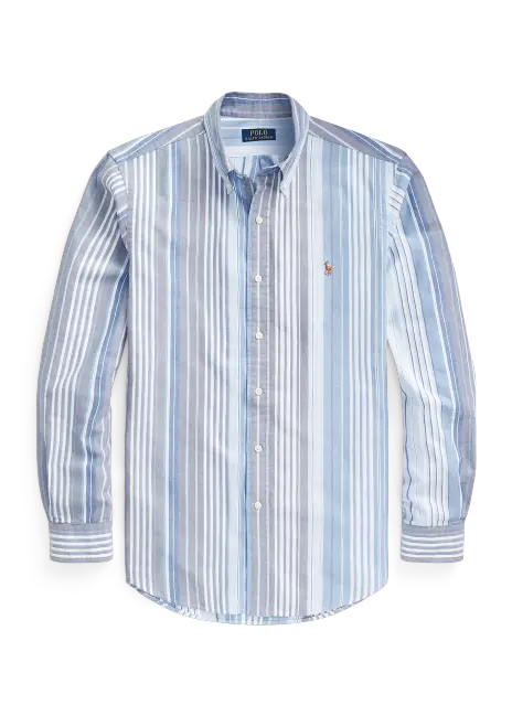 Ralph Lauren Custom Fit Striped Oxford Shirt