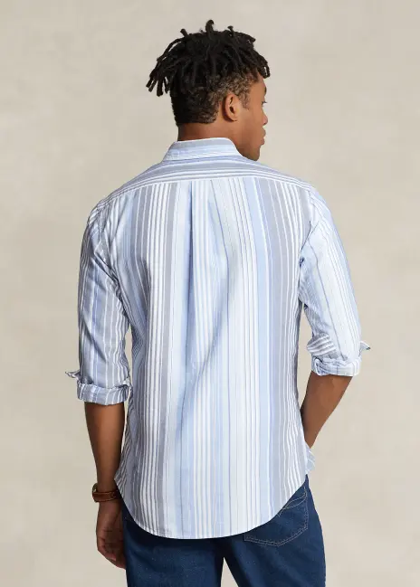 Ralph Lauren Custom Fit Striped Oxford Shirt