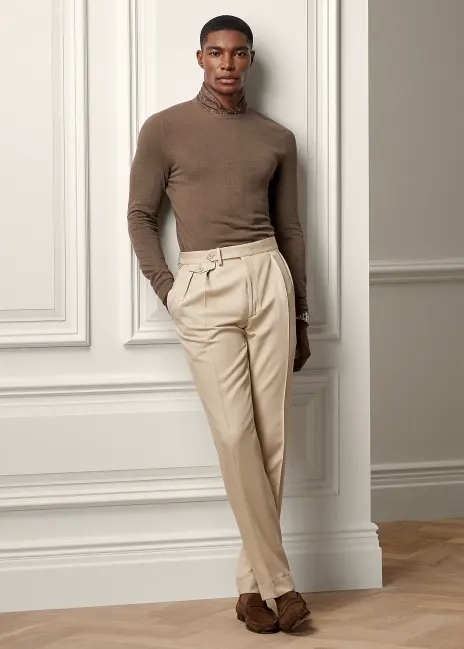Ralph Lauren Textured Silk-Cotton Crewneck Sweater