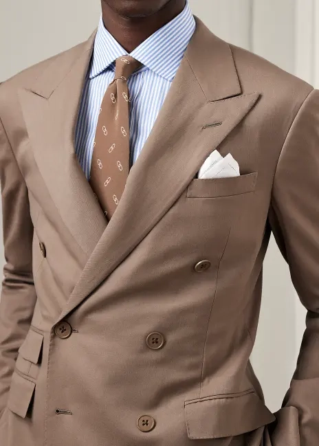 Ralph Lauren Kent Hand-Tailored Wool Gabardine Suit