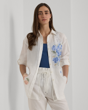 Ralph lauren eyelet shirt clearance