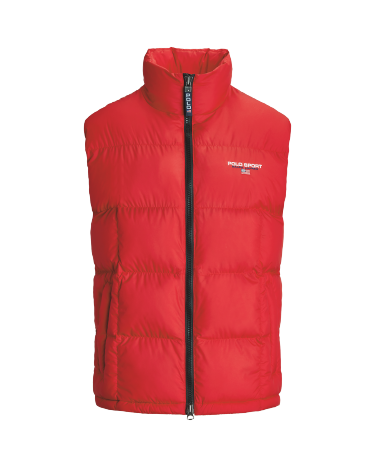 Polo Sport Water Repellent Quilted Vest in Red Ralph Lauren HK