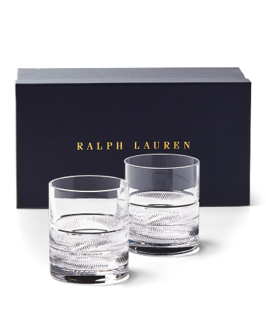 Ralph lauren double old fashioned glasses outlet