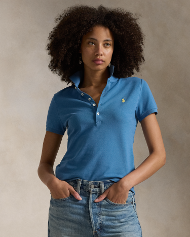 Slim fit stretch polo store