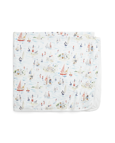 infant boys knit blanket