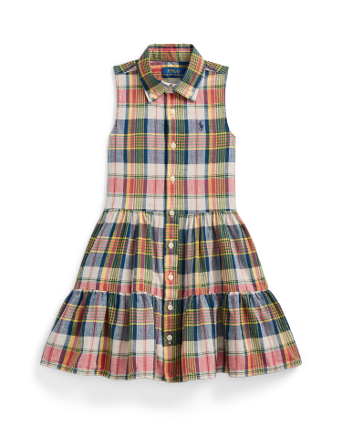 Ralph lauren madras dress clearance