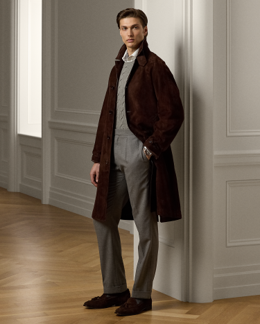 Ralph lauren balmacaan coat outlet